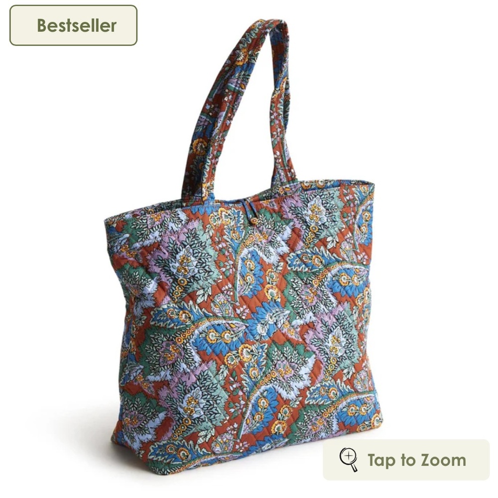 Vera Bradley - Original Tote Bag in Premium Cotton
